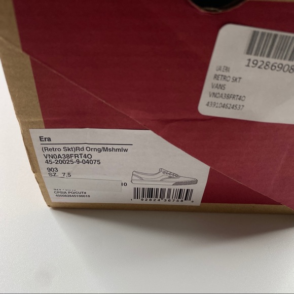 VANS ERA RETRO SKATER SHOES - Picture 7 of 8